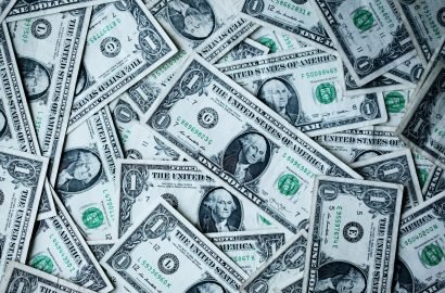 1 U.S.A dollar banknotes